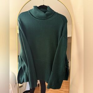GAP Dark Green Cowl Neck Sweater